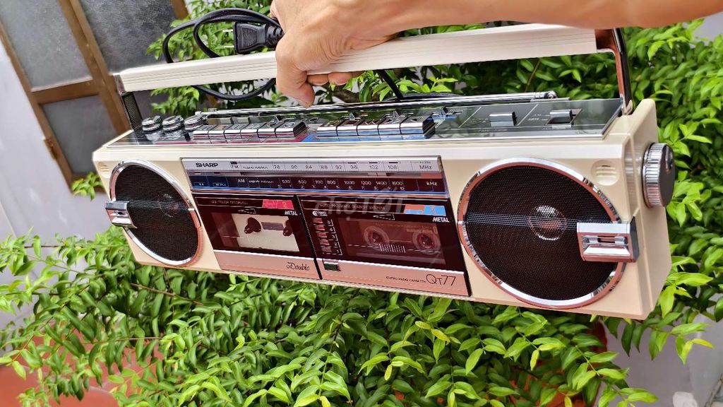 Đài cassette Sharp QT77 Trắng kem FM 108 Như mới. Mua bán Đồ sưu tầm, đồ cổ tại Huyện An Lão Hải Phòng được đăng bởi Nam hình 1
