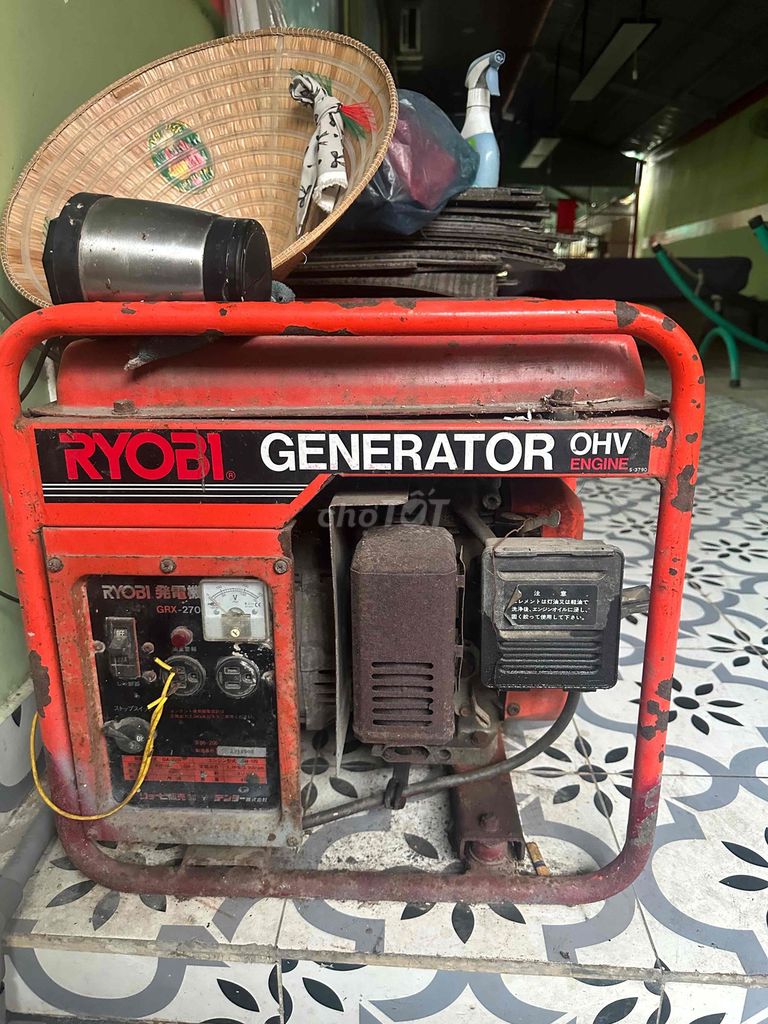 Máy phát điện Ryobi GRX-270 đỏ còn mới. Mua bán Nội thất, đồ gia dụng khác tại Huyện Cần Đước Long An được đăng bởi Dinhthu hình 1