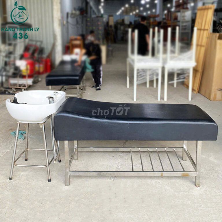 Giường Gội Inox 304 Đen Đẹp 90%. Mua bán Giường, chăn ga gối nệm tại Quận 7 Tp Hồ Chí Minh được đăng bởi Hàng thanh lý 436 hình 1