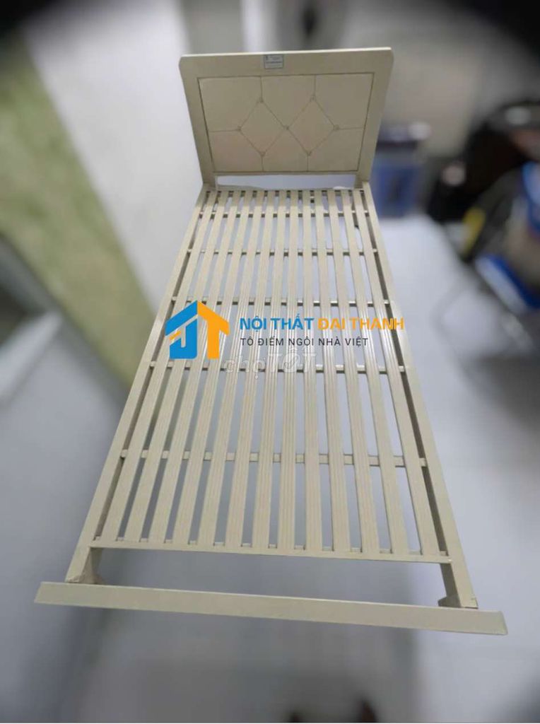 Giường sắt giả gỗ 1mx2m-giá rẻ-giao hàng nhanh HCM. Mua bán Giường, chăn ga gối nệm tại Quận Tân Phú Tp Hồ Chí Minh được đăng bởi Nội thất đại thành hình 1