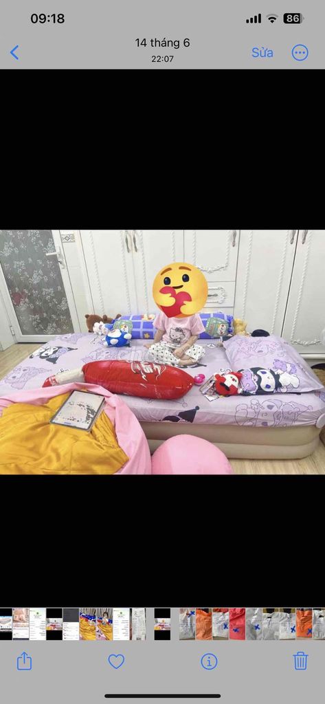 Nệm hơi 1-2 người 190x100x40cm. Mua bán Giường, chăn ga gối nệm tại Quận Tân Phú Tp Hồ Chí Minh được đăng bởi Trần Hoàng Duy hình 1