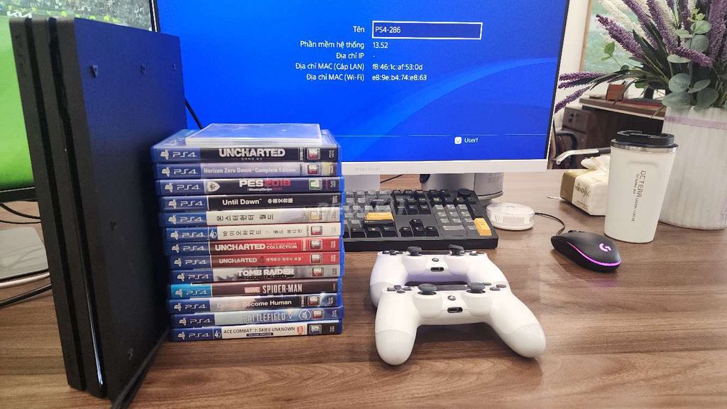 Sony PS4 Pro 1TB 2 tay cầm 13 đĩa Nguyên tem. Mua bán Thiết bị chơi game tại Quận Hà Đông Hà Nội được đăng bởi Huấn hình 1