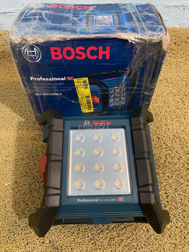 Thân Đèn Dùng Pin Bosch GLI 18v - 1200C 1200lm