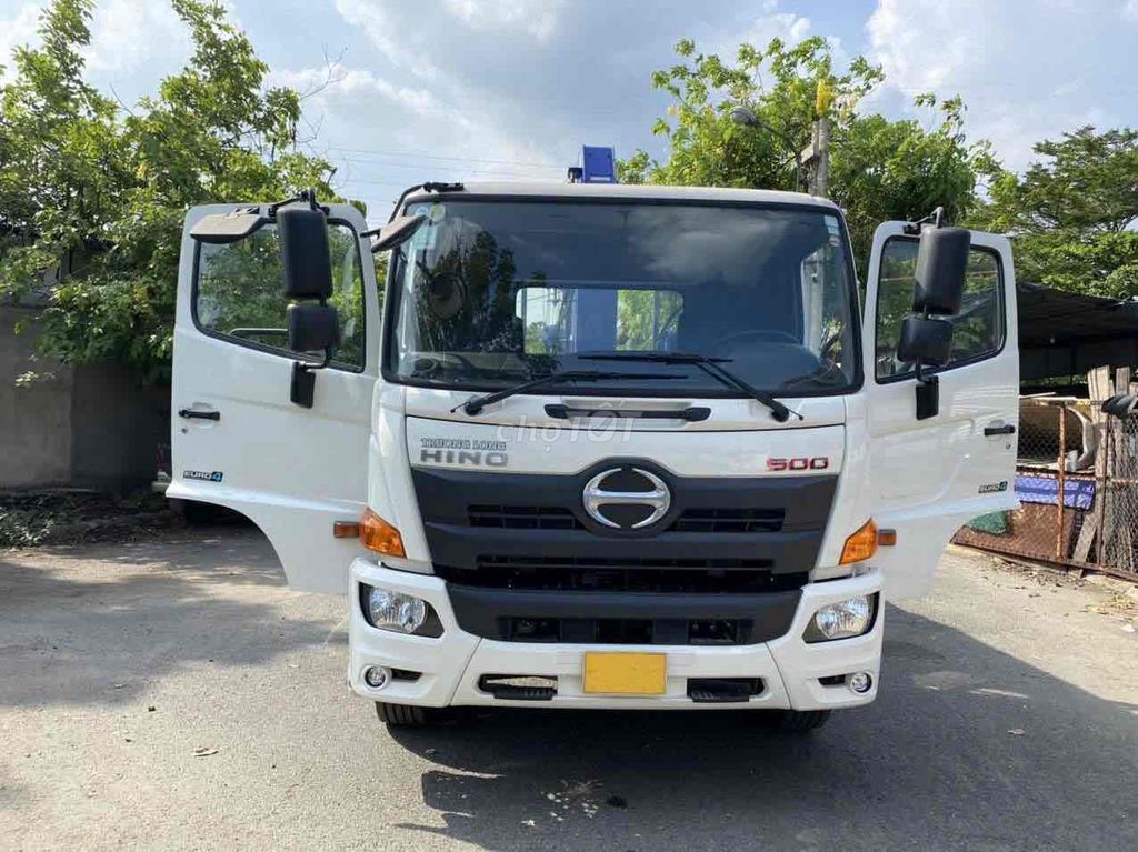 Xe Cẩu 8 tấn HINO FG Thùng 8m cẩu Tadano 5 tấn. Mua bán Xe tải, xe ben tại Huyện Cái Bè Tiền Giang được đăng bởi Mr. An hình 1