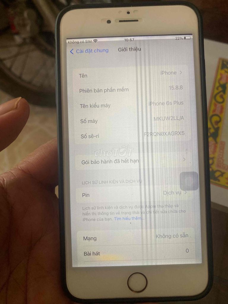 iPhone 6s Plus 64GB Vàng hồng Hư hỏng. Mua bán Điện thoại tại Thị xã An Nhơn Bình Định được đăng bởi mr liêm hình 1