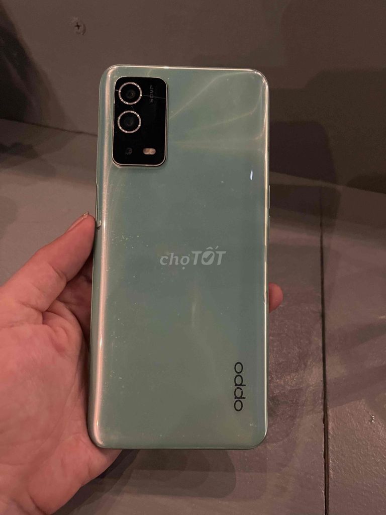 Oppo A55 64GB Xanh ngọc. Mua bán Điện thoại tại Thành phố Tân An Long An được đăng bởi Thảo Tây hình 1