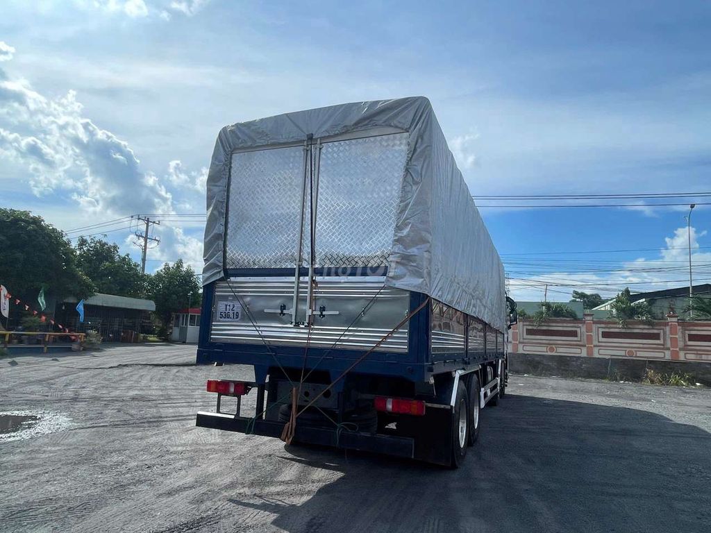 Xe howo 4 chân MAX  Mui Bạt 350hp & 400hp. Mua bán Xe tải, xe ben tại Thành phố Biên Hòa Đồng Nai được đăng bởi Howo vimid hình 7
