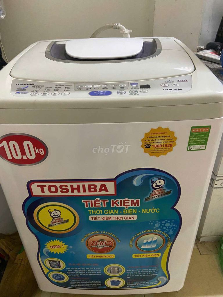 Máy giặt Toshiba 10kg Trắng. Mua bán Máy giặt tại Quận Gò Vấp Tp Hồ Chí Minh được đăng bởi Quỳnh Nga  hình 1