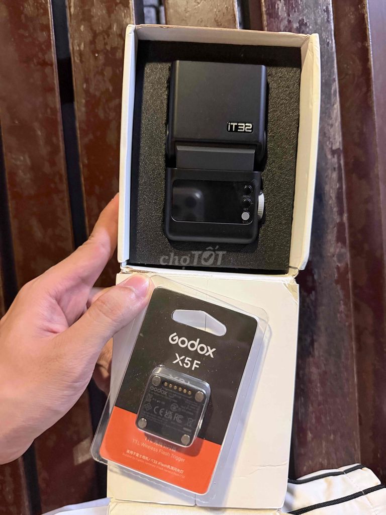 Đèn flash Godox IT32, X5F Đen. Mua bán Máy ảnh, Máy quay tại Huyện Gia Lâm Hà Nội được đăng bởi Nguyễn Đức Thắng hình 1