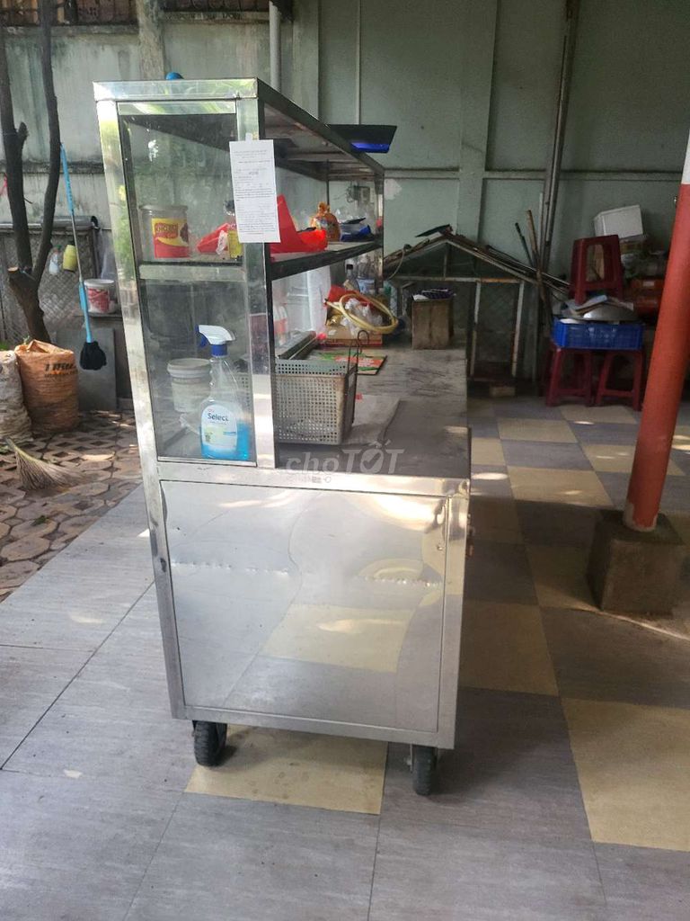 Tủ inox bán quán ăn