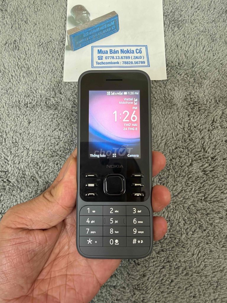 6300 xám 4G 2 sim VoLTE,Wifi phát Wifi zin đẹp 99%. Mua bán Điện thoại tại Quận 10 Tp Hồ Chí Minh được đăng bởi Mua Bán Nokia Cổ hình 1