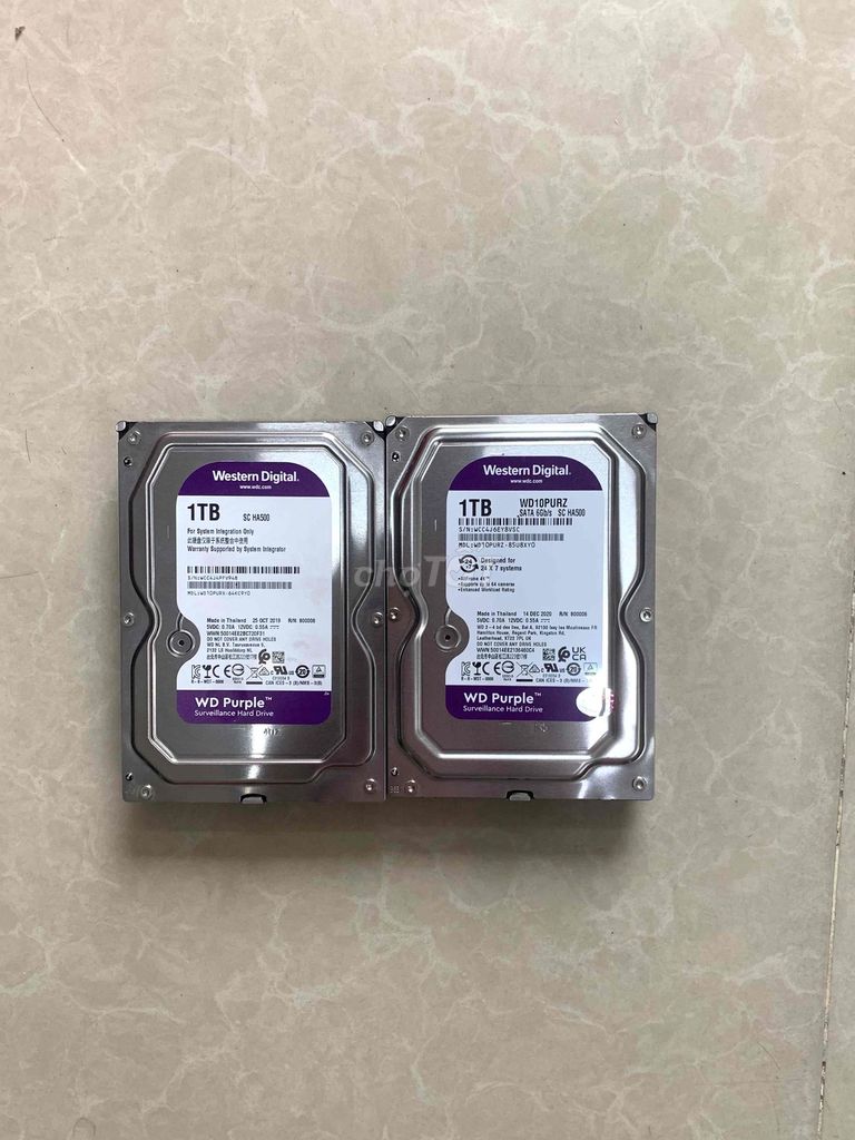 Ổ cứng HDD Western Digital WD Purple 1TB Tím. Mua bán Linh kiện (RAM, Card...) tại Quận Tân Phú Tp Hồ Chí Minh được đăng bởi Nguyễn Phong hình 1