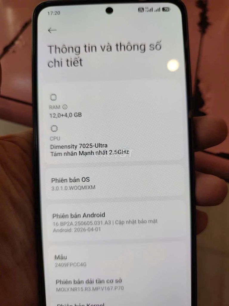 POCO M7 Pro 5G 256GB Xám. Mua bán Điện thoại tại Quận 8 Tp Hồ Chí Minh được đăng bởi Hiếu Pacapon hình 1