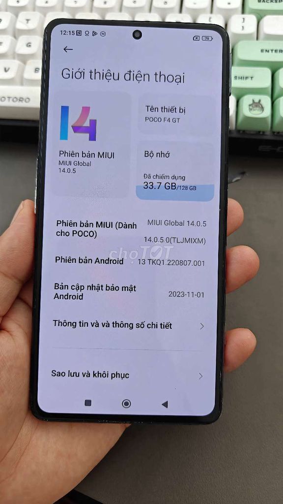 Xiaomi K50 Gaming 128GB Đen Snapdragon 8 Gen 1. Mua bán Điện thoại tại Thành phố Thủ Đức Tp Hồ Chí Minh được đăng bởi Điện Thoại Giá Tốt hình 1
