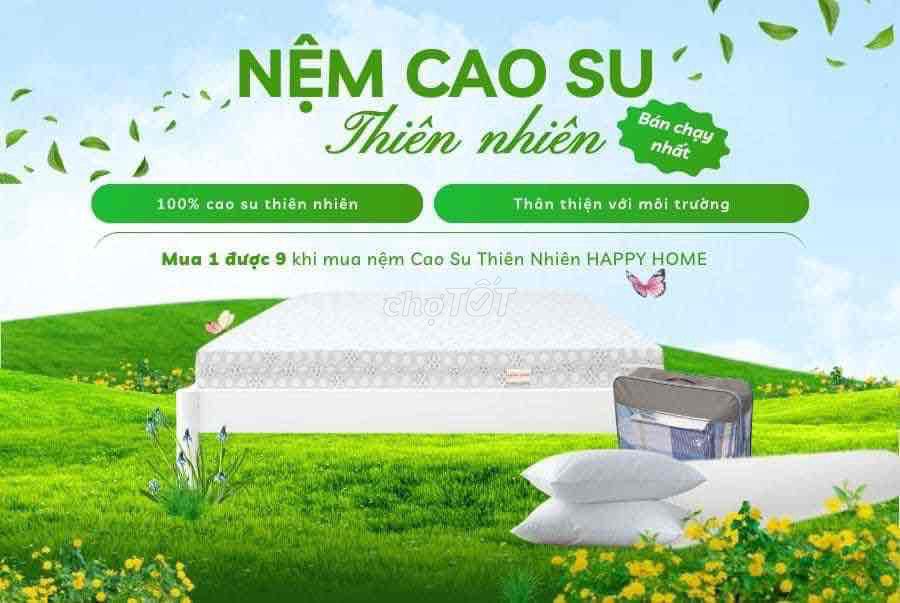 NỆM CAO SU THIÊN NHIÊN HAPPY HOME