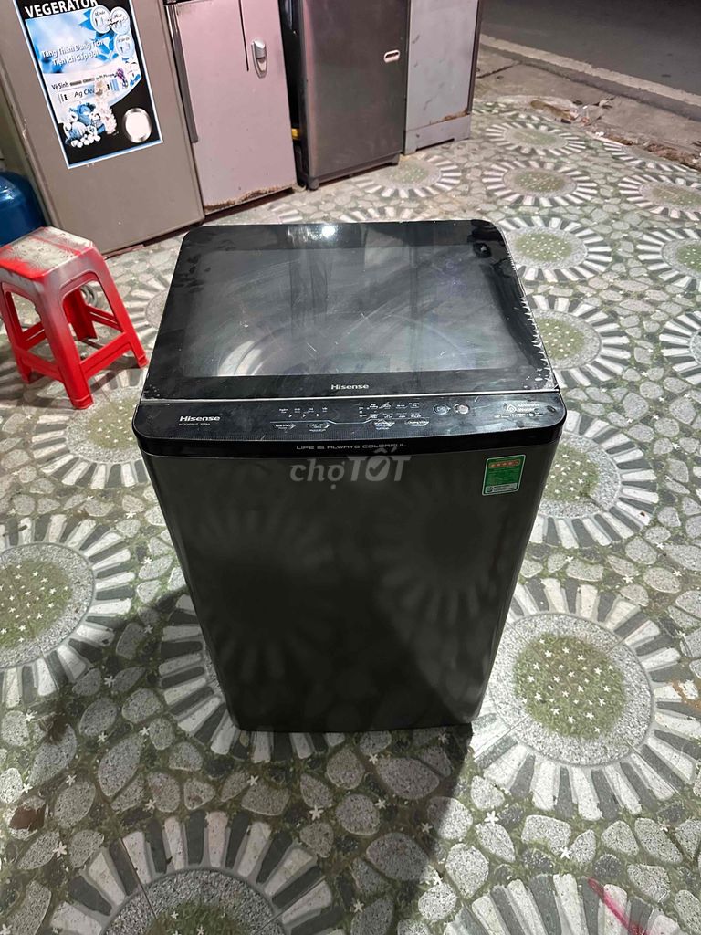 Máy giặt Hisense 10kg Đen cũ. Mua bán Máy giặt tại Huyện An Dương Hải Phòng được đăng bởi Phát Thanh Lý  hình 1