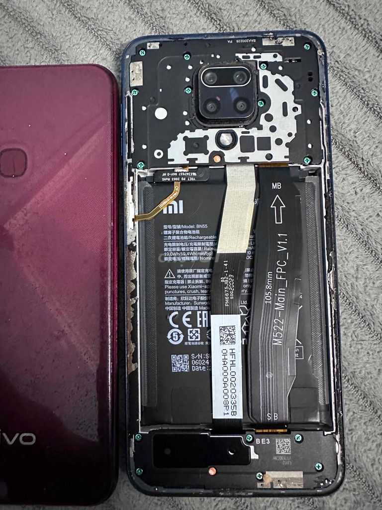 Vivo Redmi Note 9S Đỏ Hỏng. Mua bán Điện thoại tại Quận Hà Đông Hà Nội được đăng bởi Anh Tran hình 1