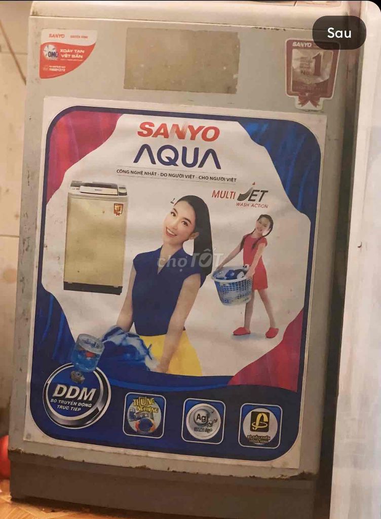 máy giặt Sanyo Aqua 7-7'9kg dùng tốt