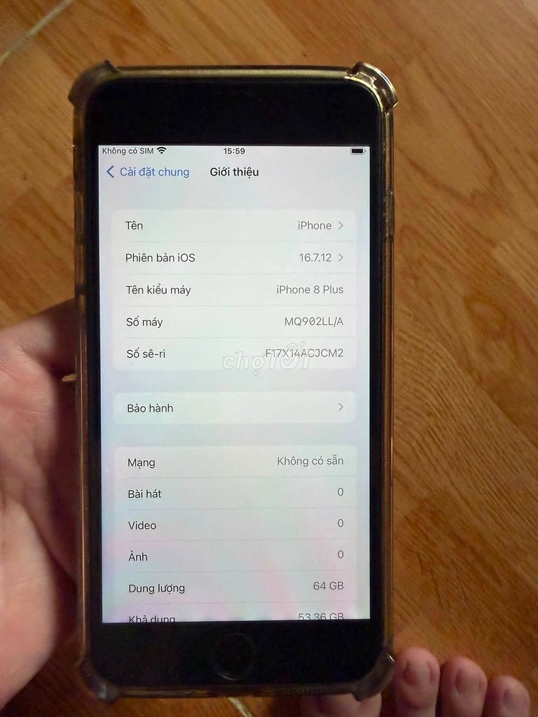 Apple iPhone 8 Plus 64GB Đen 94%. Mua bán Điện thoại tại Quận 10 Tp Hồ Chí Minh được đăng bởi Hội Đồ Điện Tử hình 1