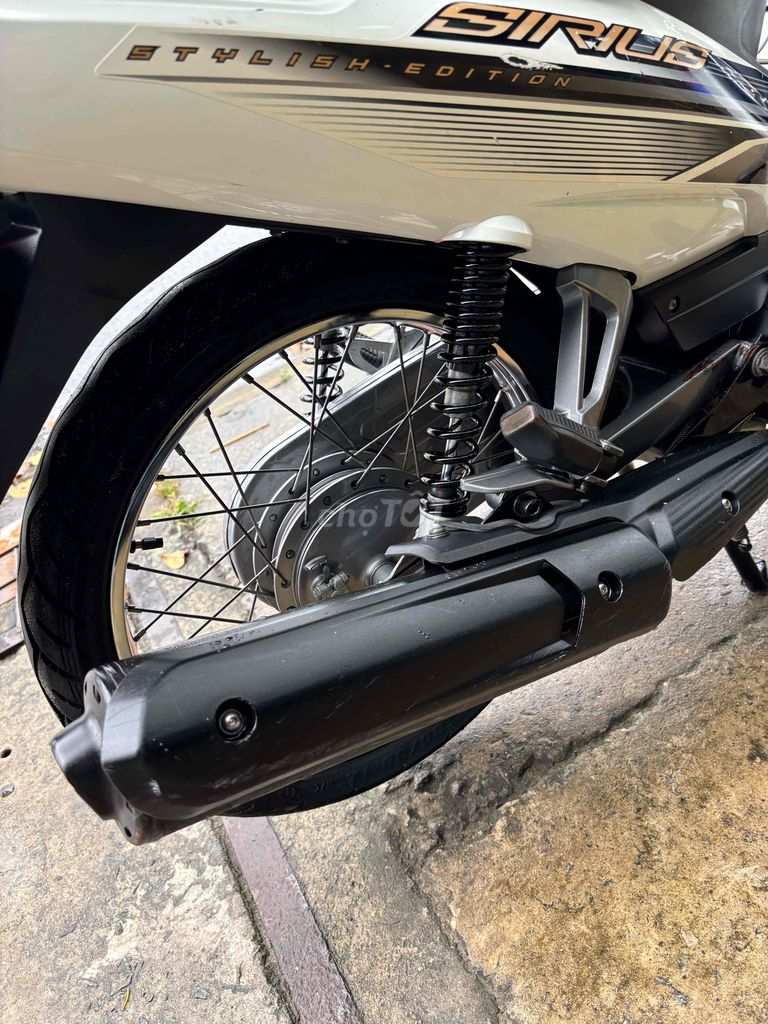 Yamaha Sirius Trắng xanh. Mua bán Xe máy tại Thị xã Bến Cát Bình Dương được đăng bởi xe máy trả góp tín nghĩa  hình 7