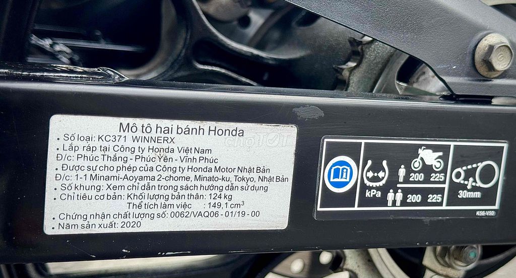 Winner X V2 - 2020 ( ABS ) Phiên Bản HRC ❤️❤️. Mua bán Xe máy tại Thành phố Long Xuyên An Giang được đăng bởi Thanh Nhàn hình 8