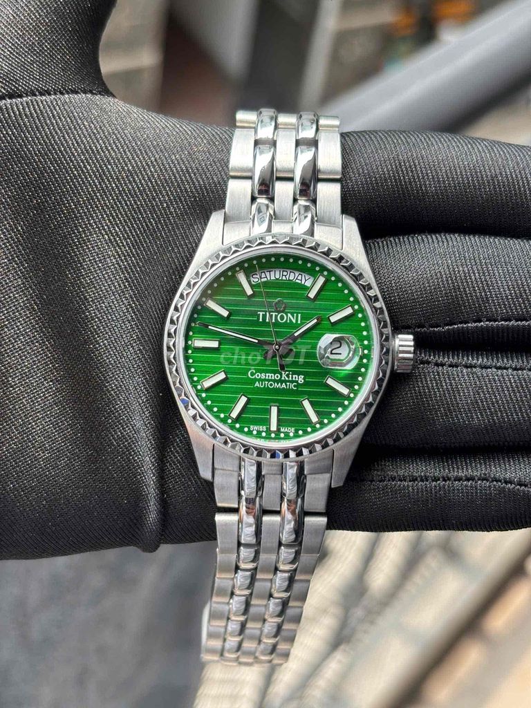 Đồng hồ đeo tay Titoni Cosmo King Nam. Mua bán Đồng hồ tại Quận Ba Đình Hà Nội được đăng bởi Đồng Hồ Lướt hình 1