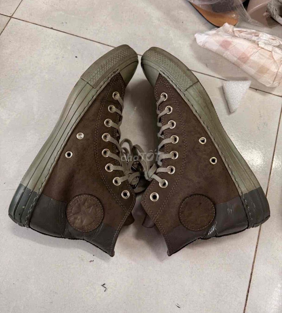 Giày Converse cổ cao Da bò size 39. Mua bán Giày dép tại Huyện Bình Chánh Tp Hồ Chí Minh được đăng bởi Kim loan hình 1