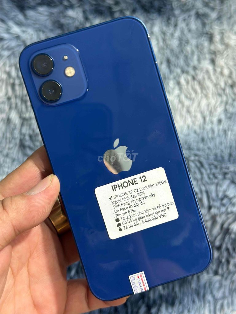 iPhone 12 128GB Cá Lock Zin nguyên cây. Mua bán Điện thoại tại Huyện Trảng Bom Đồng Nai được đăng bởi Hồ Trung Hiếu hình 1