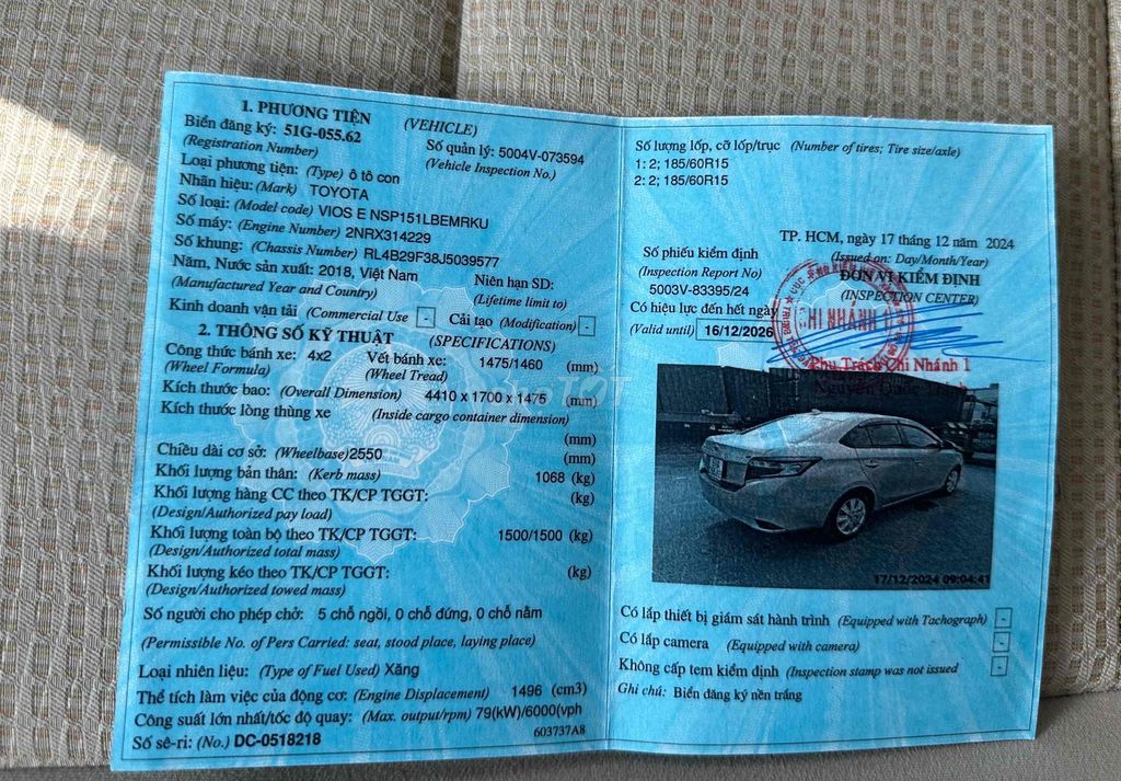 Toyota Vios 2018 1.5E MT - 35000 km. Mua bán Ô tô tại Thành phố Thủ Đức Tp Hồ Chí Minh được đăng bởi Nhuận hình 8