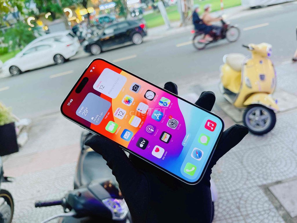 iPhone 15 Pro Max 256G tự nhiên Mỹ 99% rin Áp