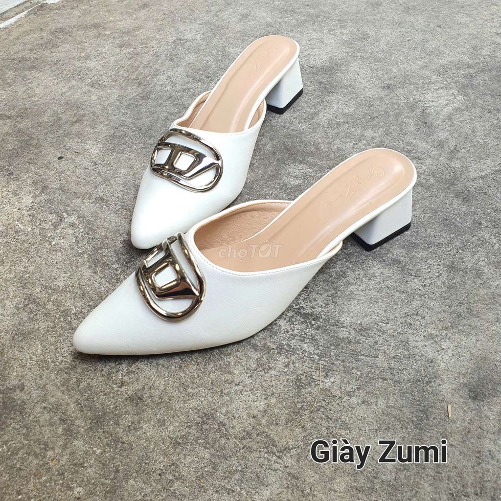 Giày Sục Cao Gót Nữ Bigsize 40-41-42-43-44