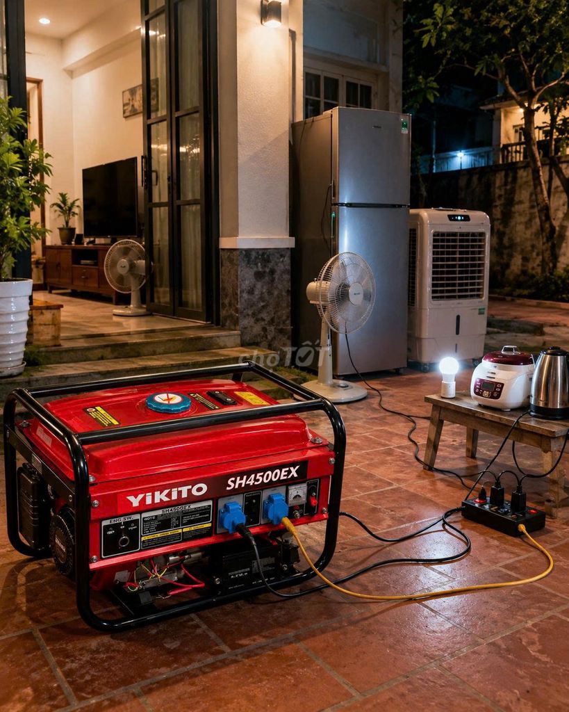 Máy phát điện Yikito SH4500EX. Mua bán Đồ chuyên dụng, Giống nuôi trồng tại Huyện Thanh Trì Hà Nội được đăng bởi Cửa Hàng Máy Móc Hòa Phát hình 1