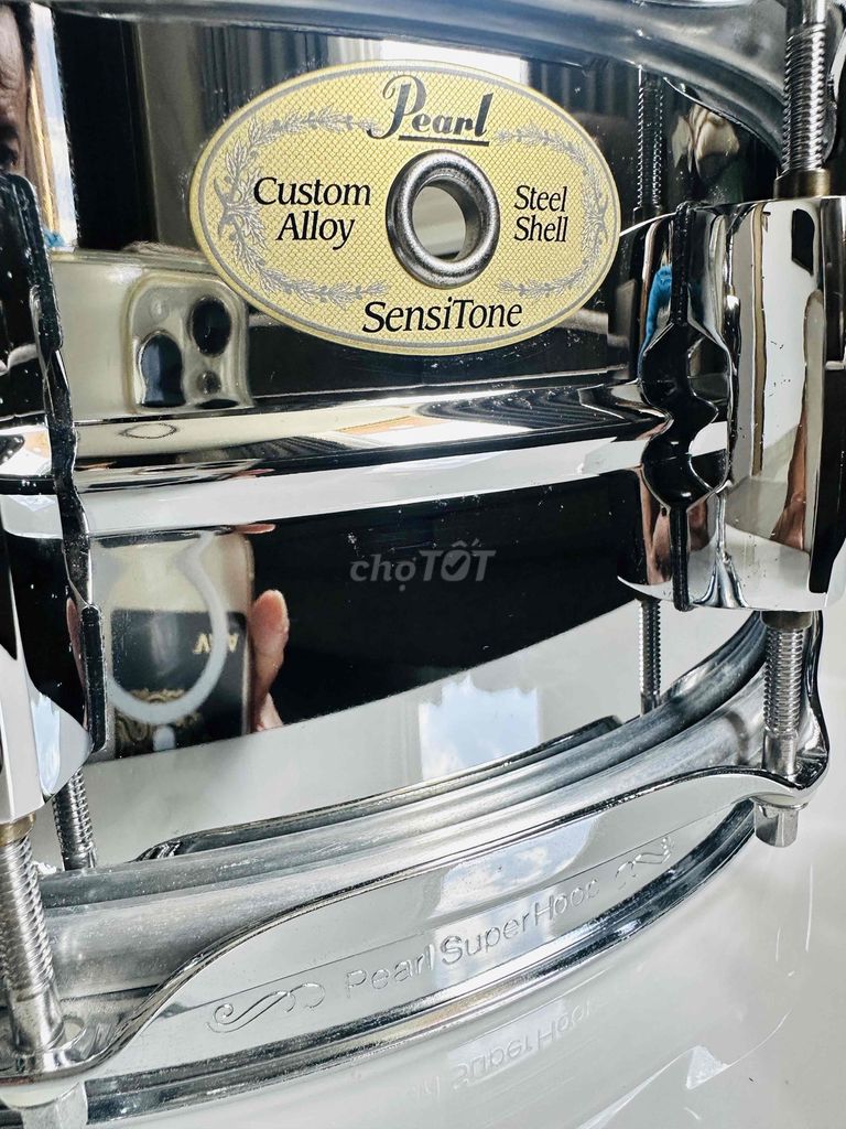 Trống snare Pearl SensiTone Steel Shell. Mua bán Nhạc cụ tại Quận Hải Châu Đà Nẵng được đăng bởi Tony Nguyễn hình 1