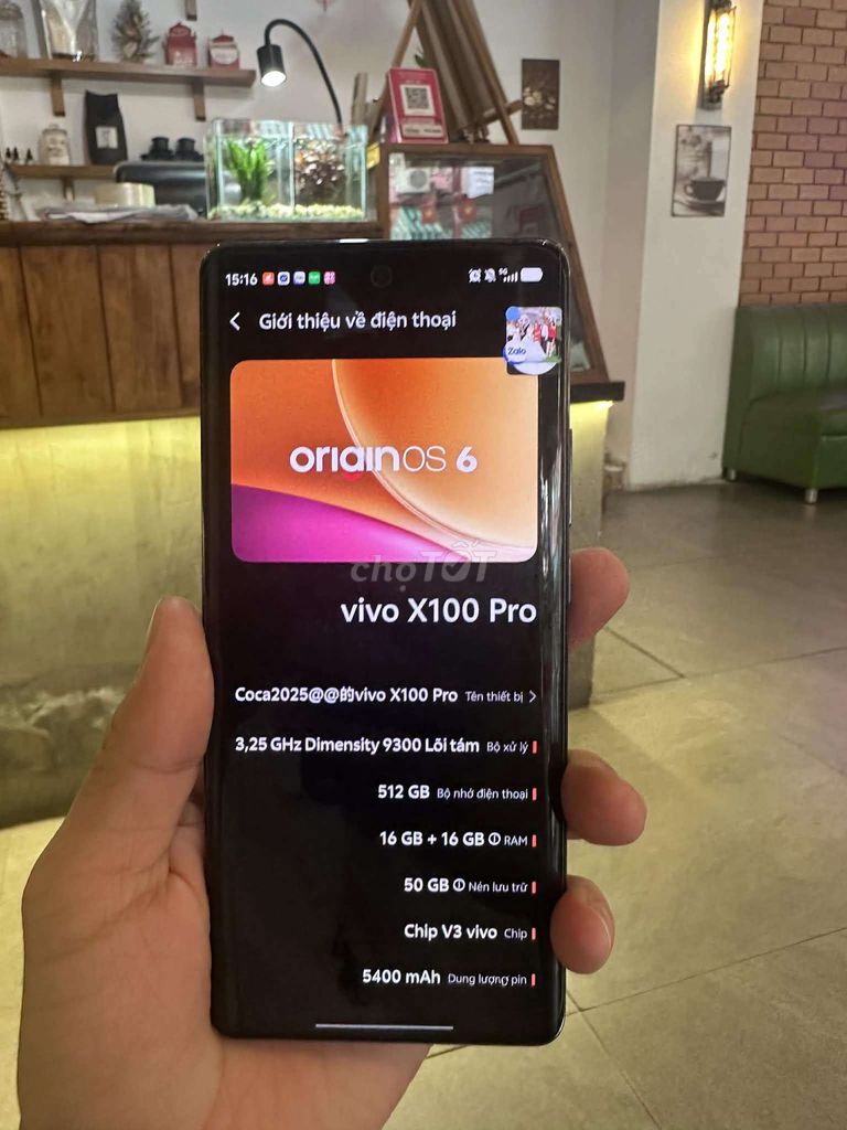 Vivo X100 Pro 512GB Đen. Mua bán Điện thoại tại Quận Cẩm Lệ Đà Nẵng được đăng bởi Linh  hình 1