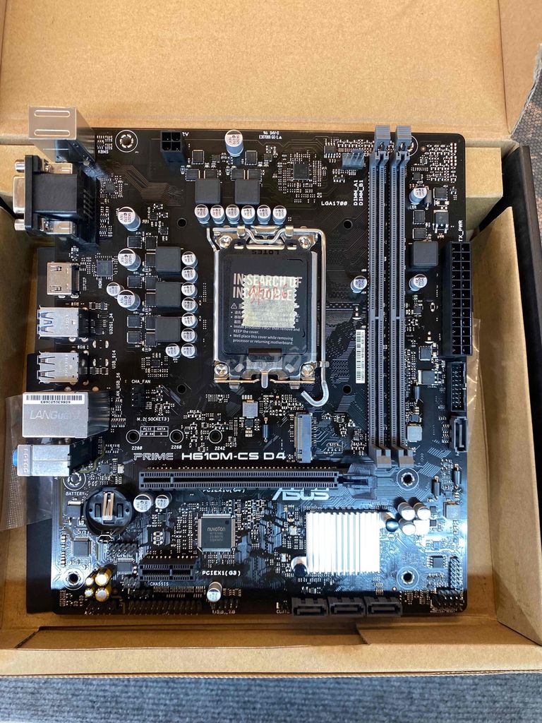 ✅ Main Asus H610M siêu lướt full box, phụ kiện