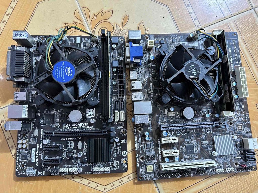 2 combo Main-CPU-Ram I5 và I3. Mua bán Máy tính để bàn tại Thị xã Phú Mỹ Bà Rịa - Vũng Tàu được đăng bởi Lê Văn Đức hình 1