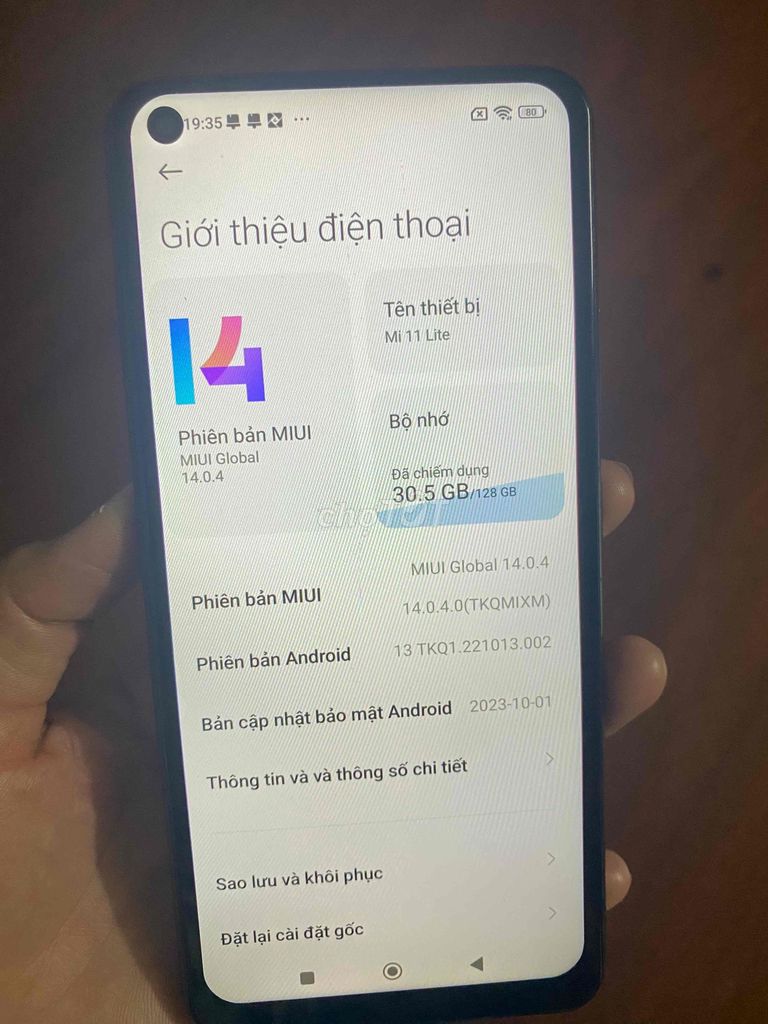 Xiaomi Mi 11 Lite 8GB 128GB. Mua bán Điện thoại tại Huyện Củ Chi Tp Hồ Chí Minh được đăng bởi Linh hình 1