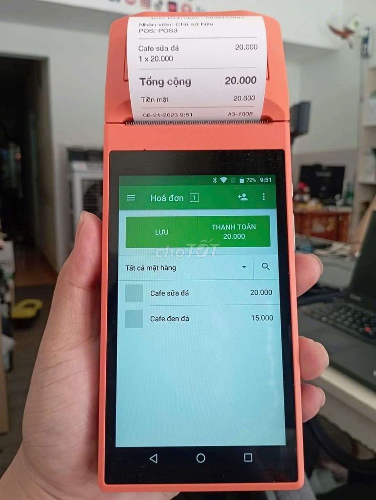 Máy in bill Cầm tay. Mua bán Đồ dùng văn phòng tại Quận Sơn Trà Đà Nẵng được đăng bởi Châu hình 1