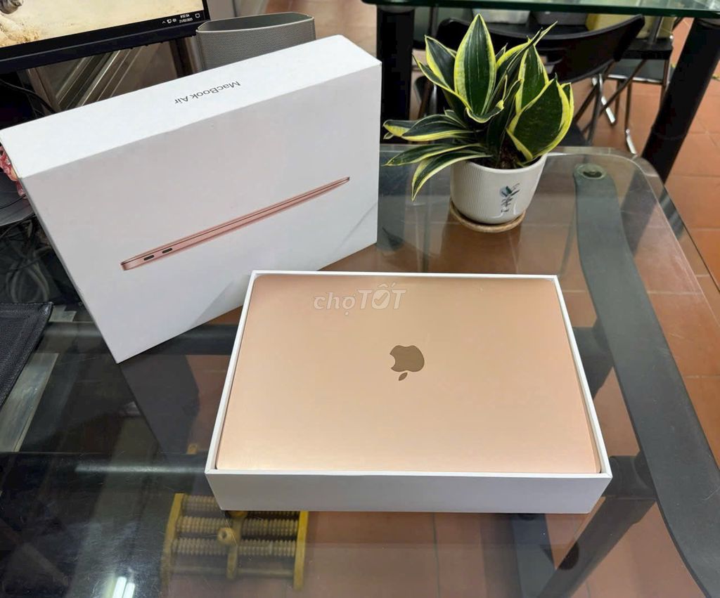 Macbook Air M1 Fullbox màu Gold đủ phiếu bh giá rẻ