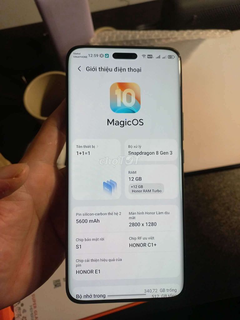 Honor Magic 6 Pro quốc tế 12/512gb. Mua bán Điện thoại tại Quận Nam Từ Liêm Hà Nội được đăng bởi Nguyễn Mạnh Cường hình 1