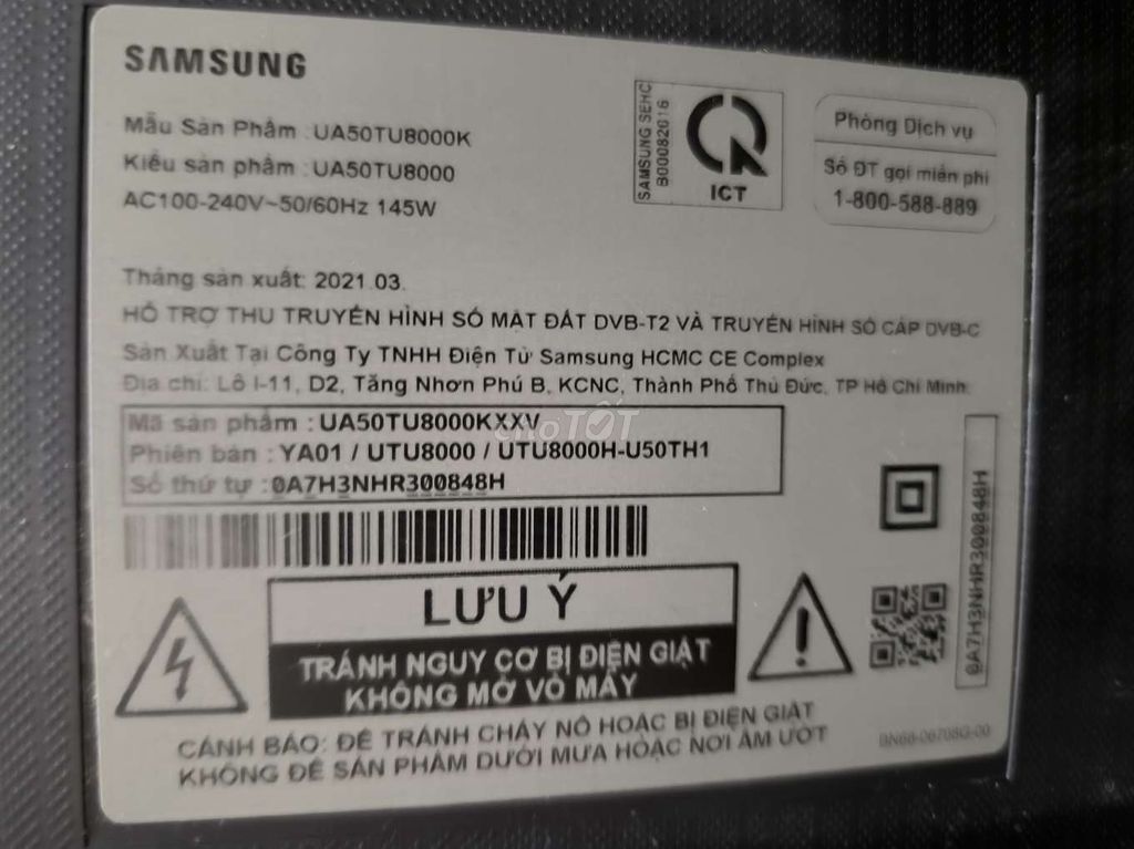 Samsung 50TU800p - SX 2021