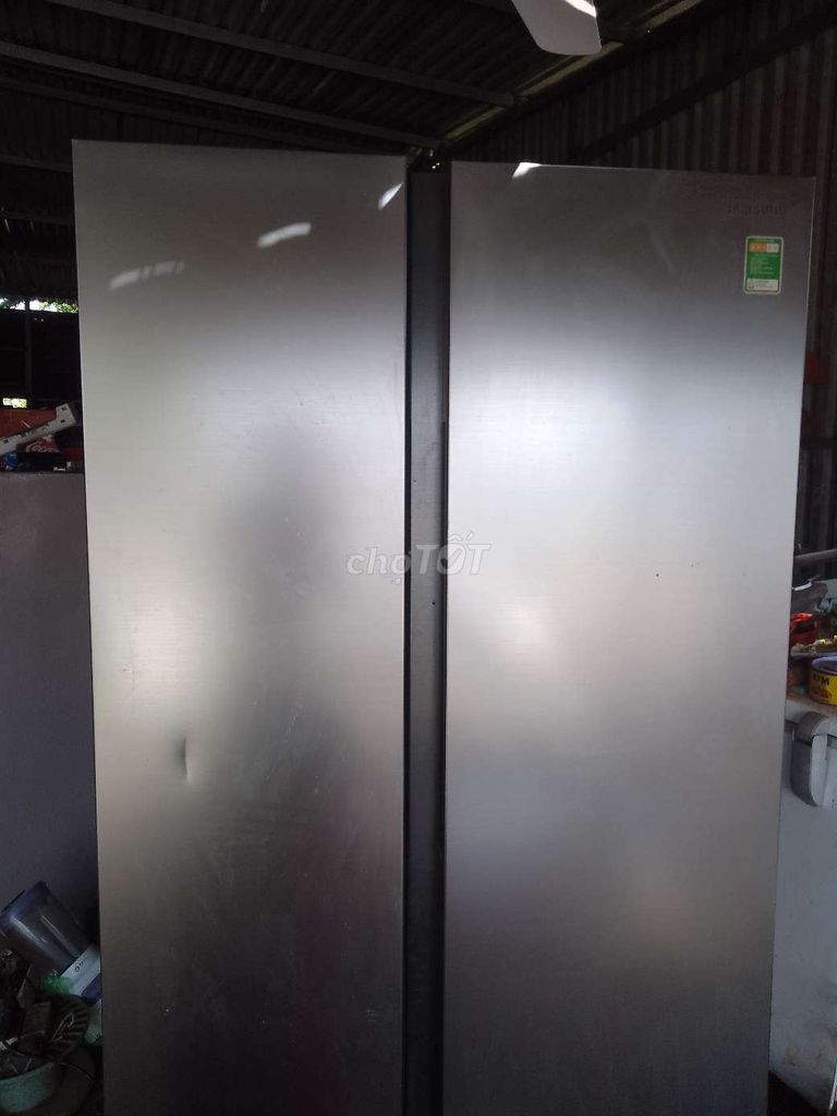 Tủ lạnh Samsung Side by Side Bạc. Mua bán Tủ lạnh tại Thành phố Pleiku Gia Lai được đăng bởi nhật nguyễn hình 1