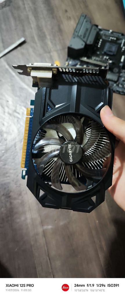 Card đồ họa Gigabyte GTX 750Ti Đen Xanh. Mua bán Linh kiện (RAM, Card...) tại Huyện Trảng Bom Đồng Nai được đăng bởi MagicmaxRS hình 1