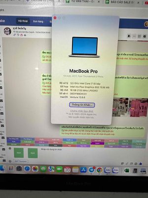 Mac Pro 2017 I7 Ram 16 SSD512