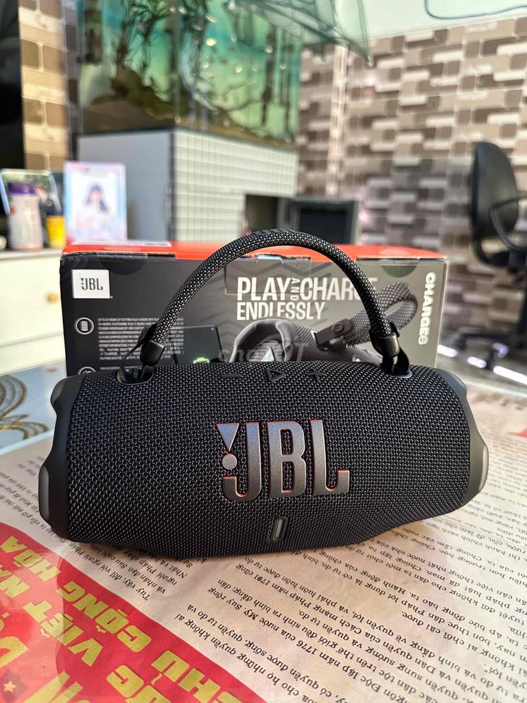 Loa Bluetooth JBL Charge 6 Đen. Mua bán Tivi, Âm thanh tại Quận Cẩm Lệ Đà Nẵng được đăng bởi Bảo hình 1