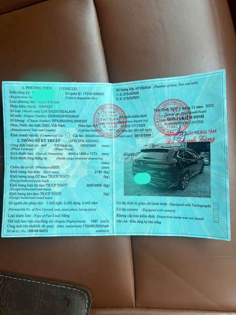 2020 Premium 2.0 AT - 120000 km. Mua bán Ô tô tại Thành phố Thái Bình Thái Bình được đăng bởi Duykv hình 5