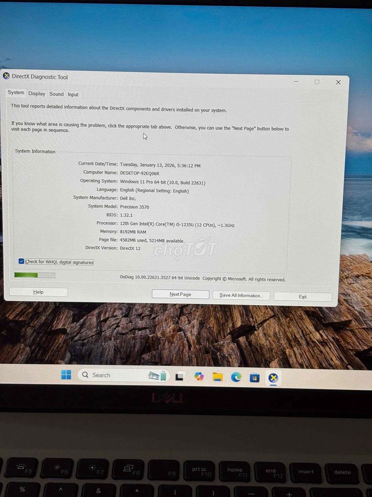 Dell Precision 3670 i5-1235U 15.6 inch 8GB/512GB. Mua bán Laptop tại Quận 10 Tp Hồ Chí Minh được đăng bởi Vi Tính Anh Vũ hình 1