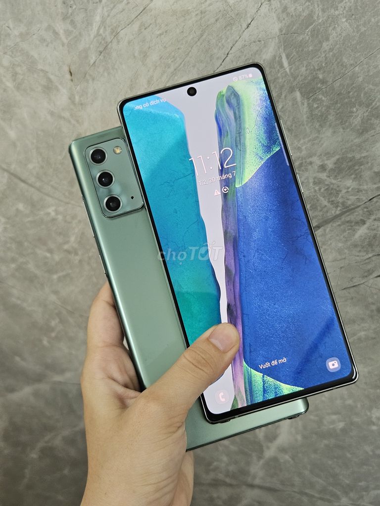 Samsung Galaxy Note 20 5G Xanh 8GB/256GB. Mua bán Điện thoại tại Quận Thanh Khê Đà Nẵng được đăng bởi Vietphones Store 16 Kỳ Đồng hình 1