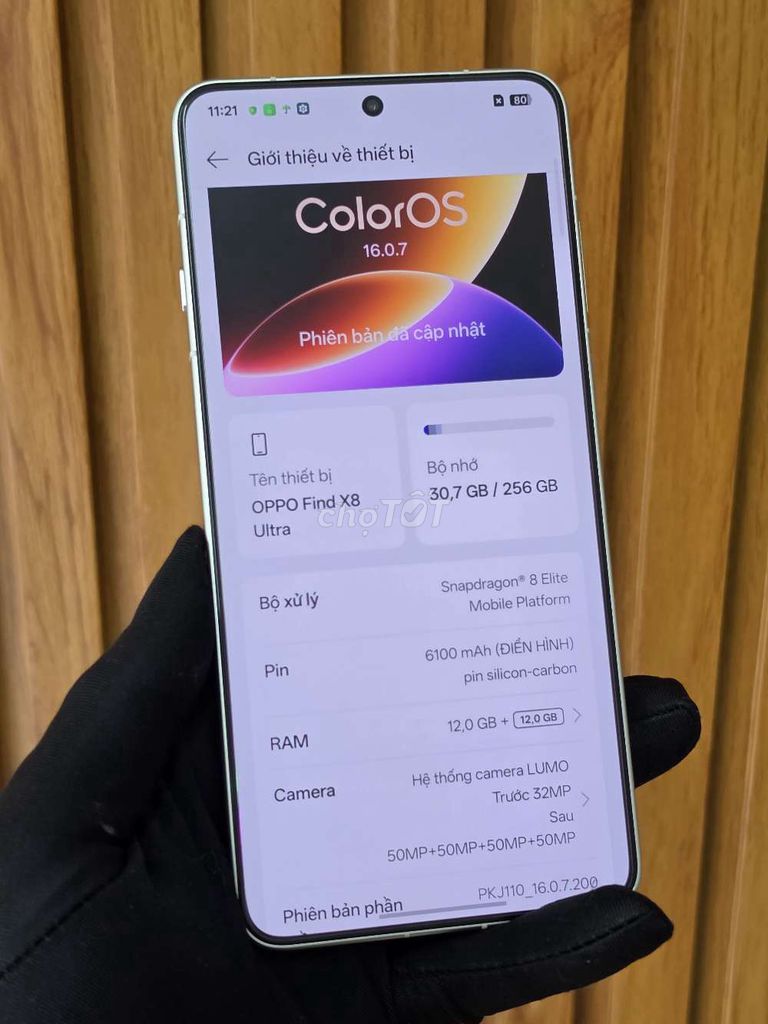 Oppo Find X8 Ultra 256GB Trắng. Mua bán Điện thoại tại Thành phố Đà Lạt Lâm Đồng được đăng bởi Lộc Lá Mô Bai hình 1