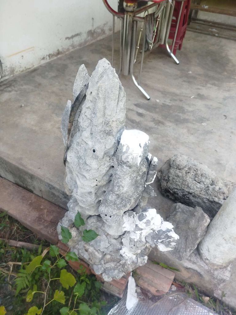 Hòn non bộ Đá Xám. Mua bán Cây cảnh, đồ trang trí tại Thị xã Đức Phổ Quảng Ngãi được đăng bởi Trong hình 1